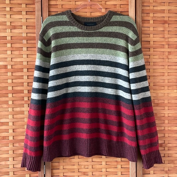 Express Crewneck Color Block - Picture 1 of 5